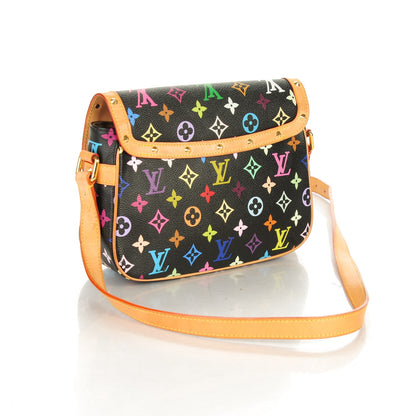 Louis Vuitton Monogram Multicolor Sologne Black 3 of 7