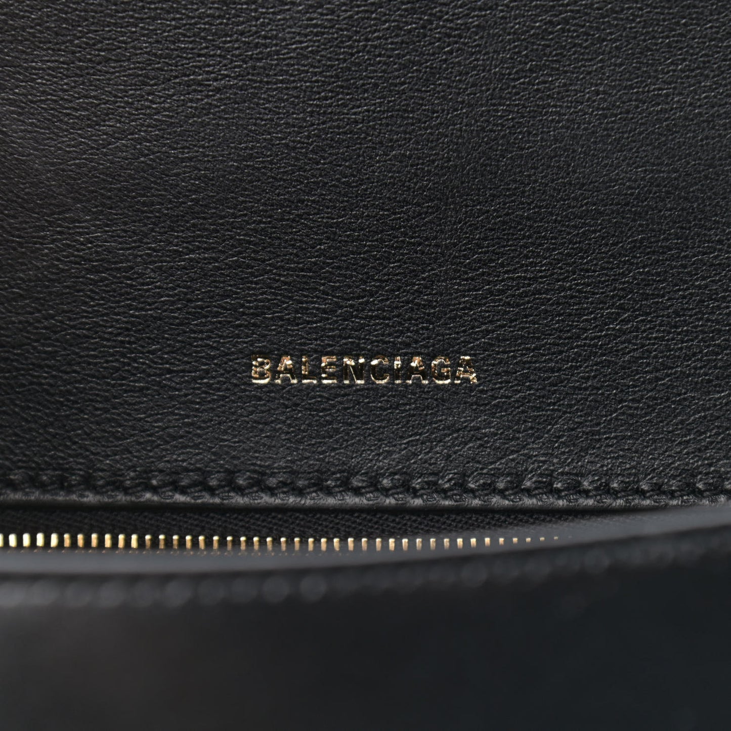 Shiny Box Calfskin Small Hourglass Top Handle Bag Black
