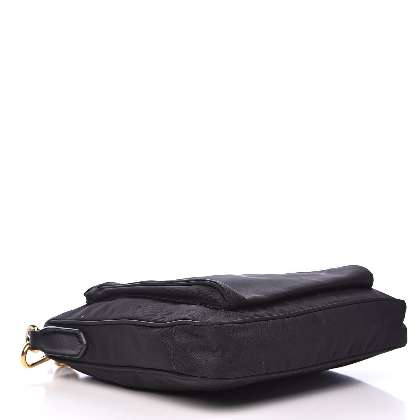 Tessuto Nylon Saffiano Crossbody Bag Black