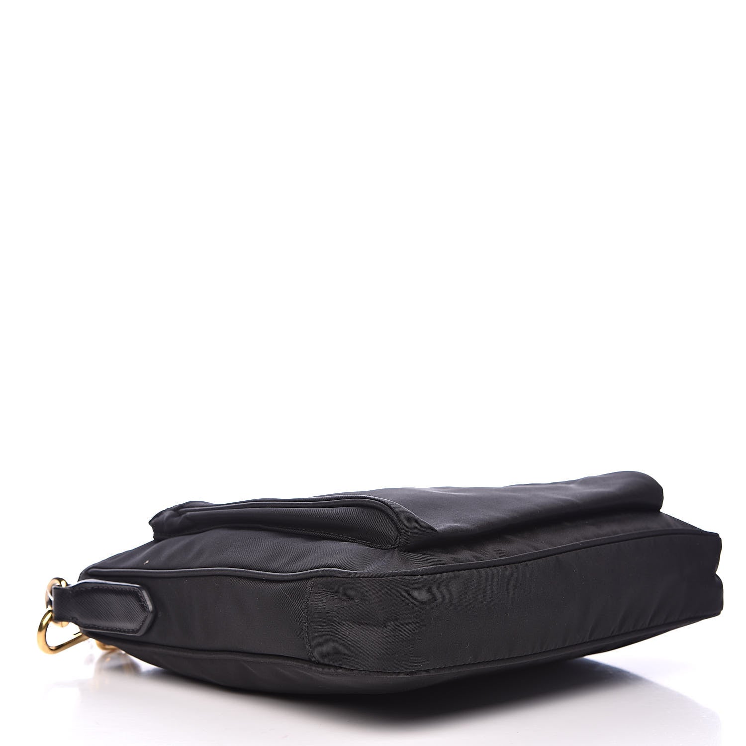 Prada Tessuto Nylon Saffiano Crossbody Bag Black 4 of 9