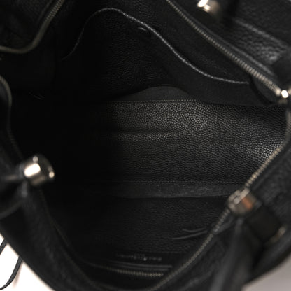 Balenciaga Veau Soyeux Perforated Blackout Hardware City Black 6 of 11