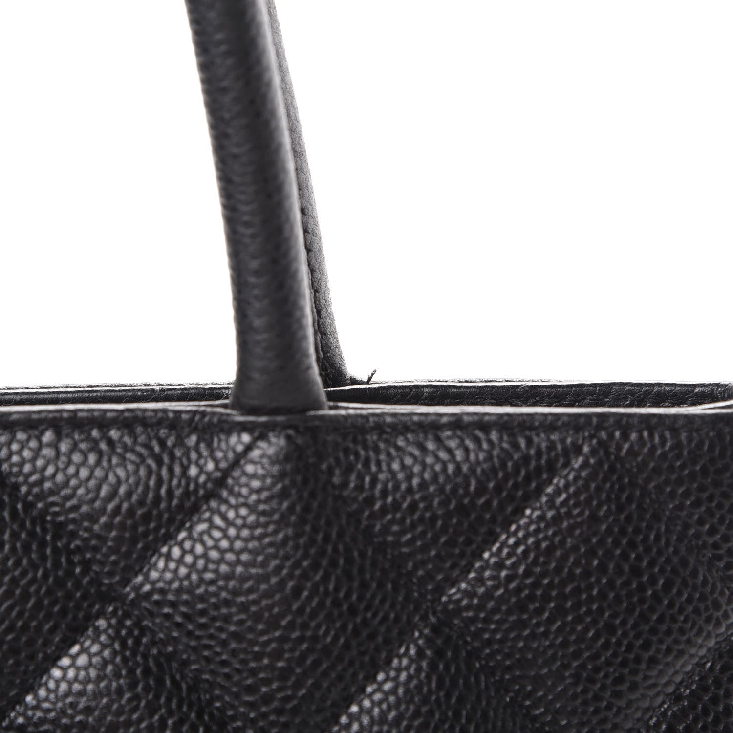 Chanel Caviar Quilted Medallion Tote Black 12 of 13