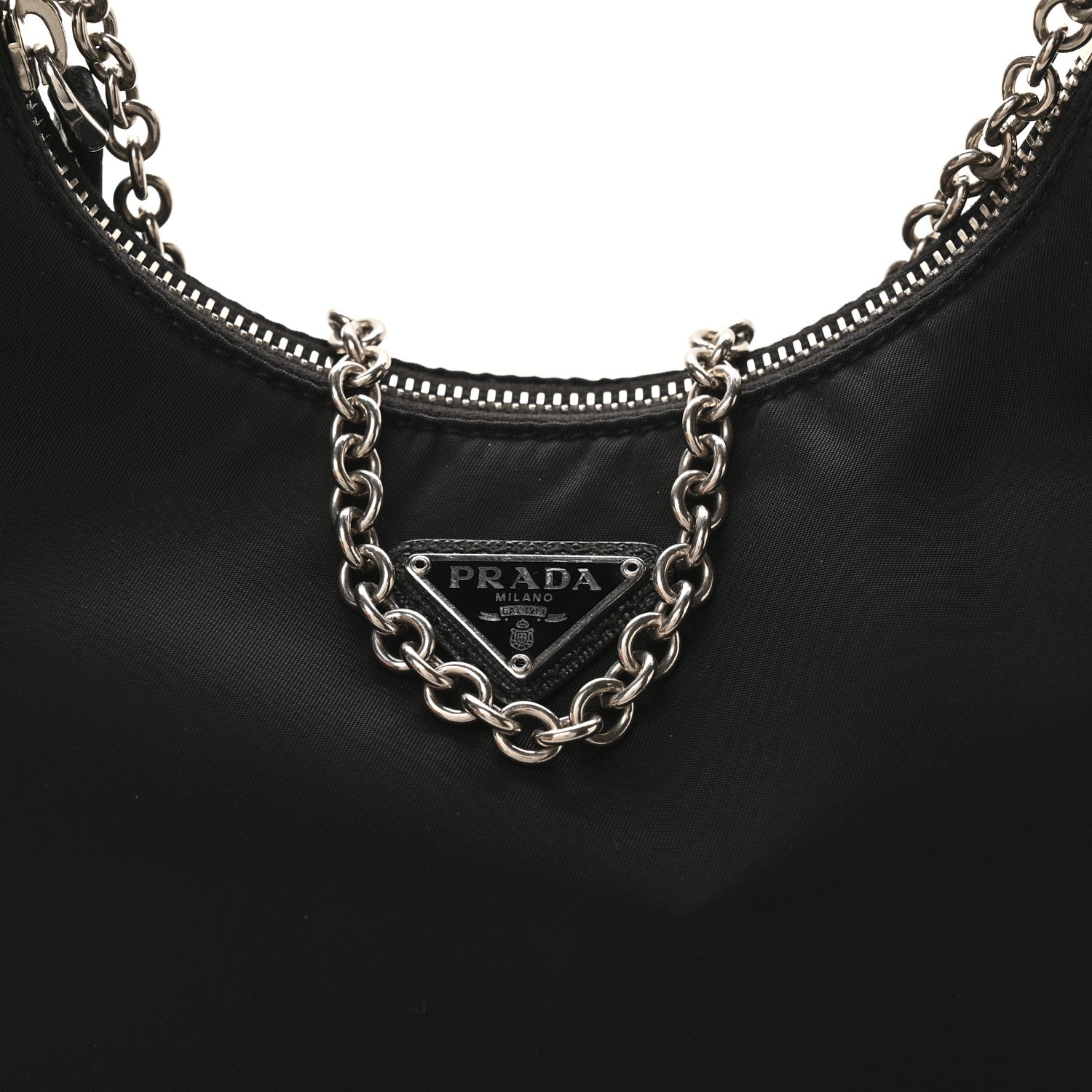 Prada Nylon Re-Edition 2005 Shoulder Bag Black 9 of 11