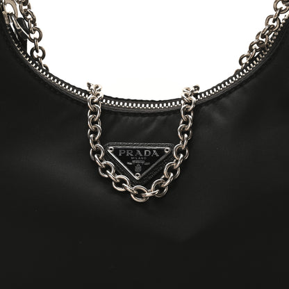 Prada Nylon Re-Edition 2005 Shoulder Bag Black 9 of 11