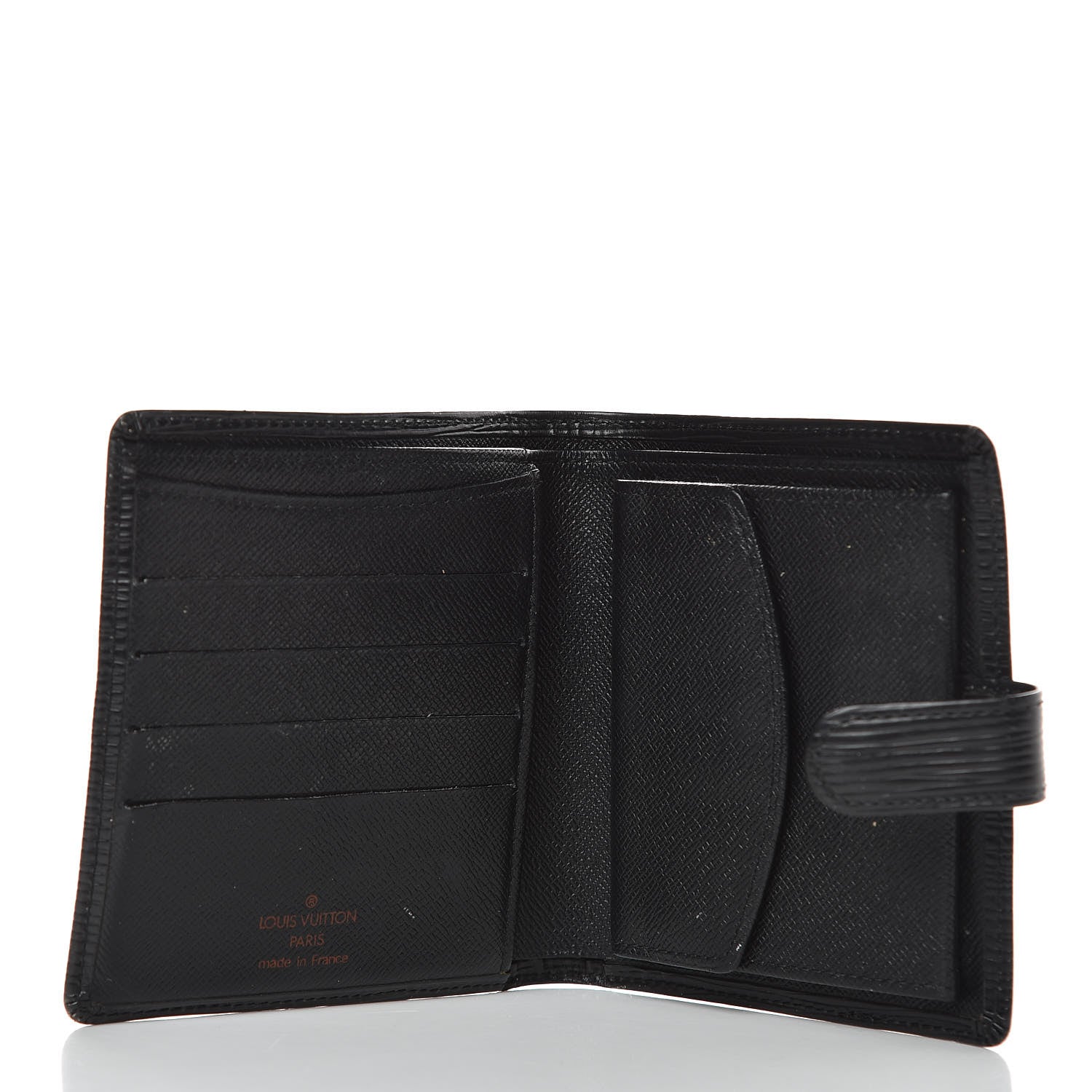 Louis Vuitton Epi Porte-Billets Compact Wallet Black 5 of 11