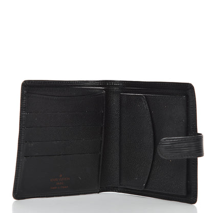 Louis Vuitton Epi Porte-Billets Compact Wallet Black 5 of 11