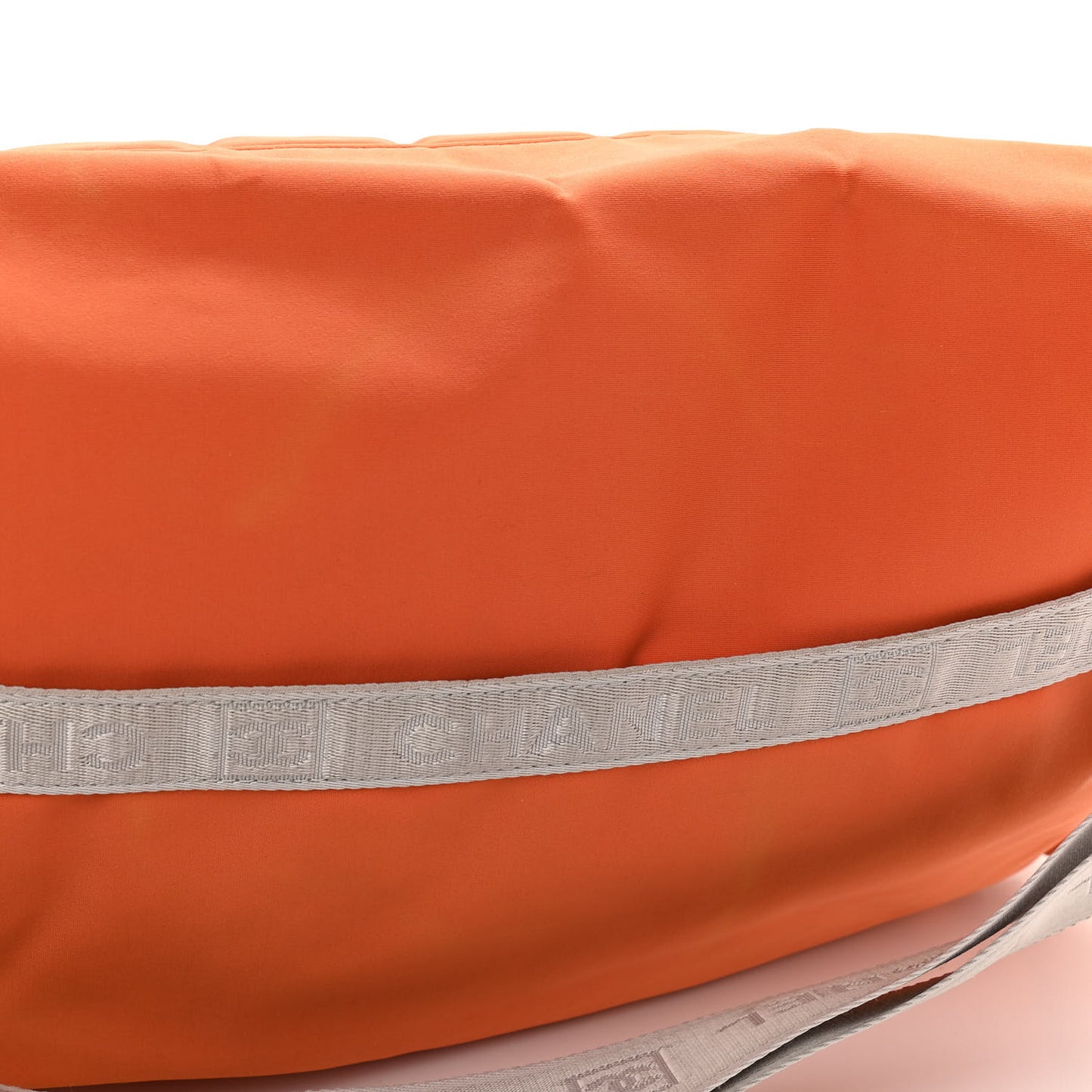 Nylon Quilted Sport CC Messenger Orange