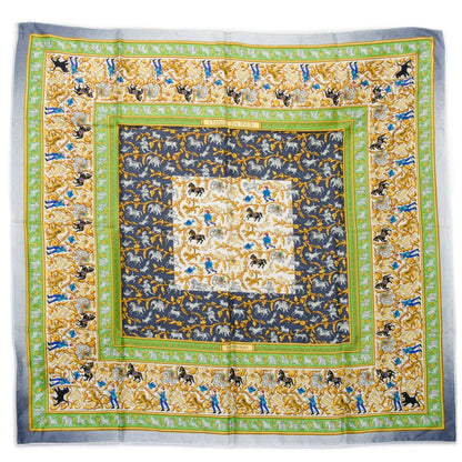 Hermes Silk Chasse En Inde Scarf 90 2 of 6