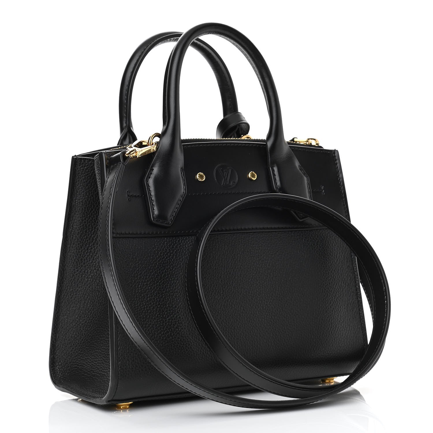 Louis Vuitton Calfskin City Steamer Mini Black 3 of 10