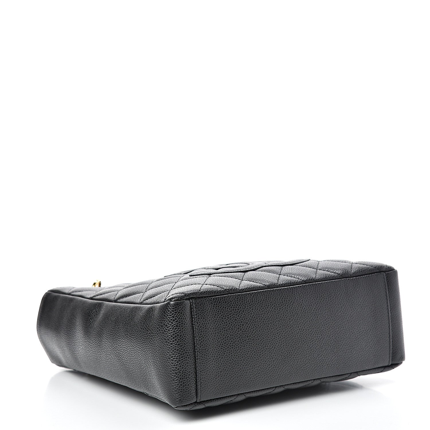 Chanel Caviar Quilted Petit Shopping Tote PST Black 3 of 10