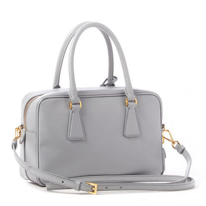 Prada Saffiano Lux Petite Bowler Nube 2 of 8