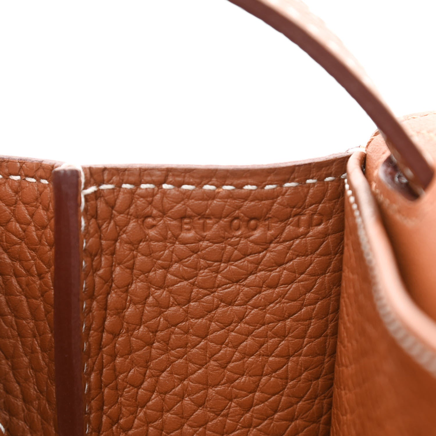 Hermes Taurillon Clemence Halzan 31 Gold 8 of 12