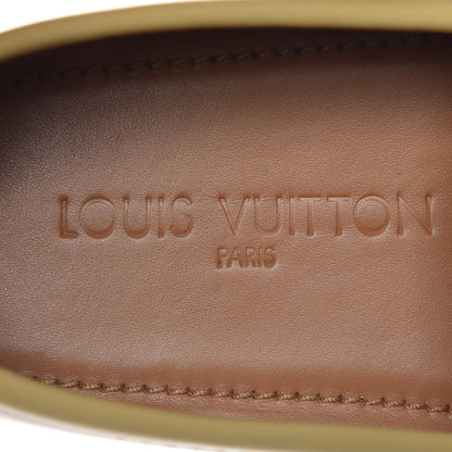 Louis Vuitton Rubber Mens Hockenheim Mocassins 6 Beige Yellow 7 of 9