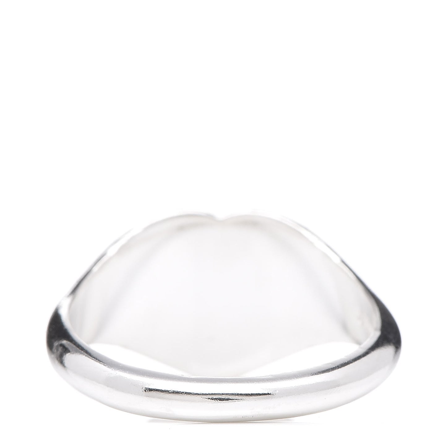 Sterling Silver Return to Tiffany Heart Signet Ring 53 6.25