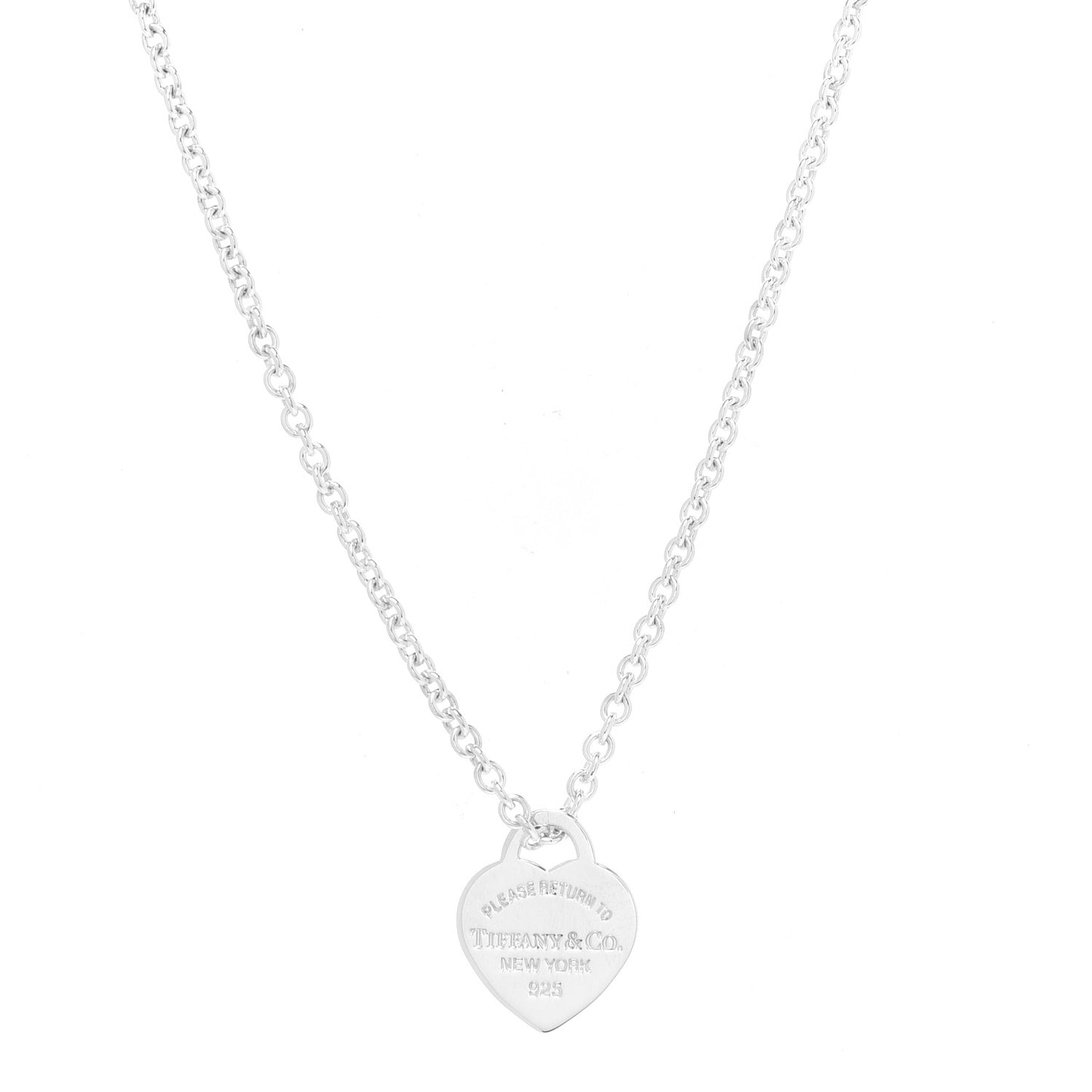 Sterling Silver Small Return to Tiffany Heart Pendant Necklace