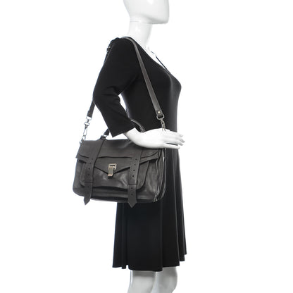 Proenza Schouler Lambskin Medium PS1 Satchel Pepe 2 of 11