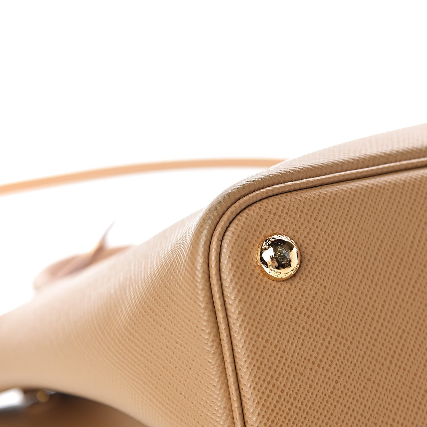 Prada Saffiano Cuir Medium Double Bag Caramel 14 of 16