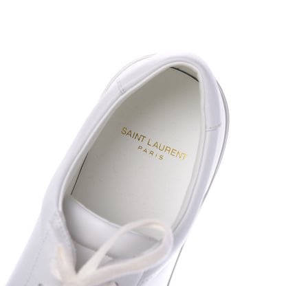 Saint Laurent Calfskin Andy Low Top Sneakers 41 Blanc Optique 8 of 10