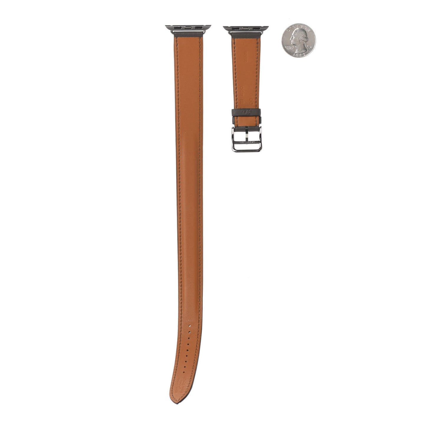Swift 38mm Apple Watch Double Tour Band Etoupe