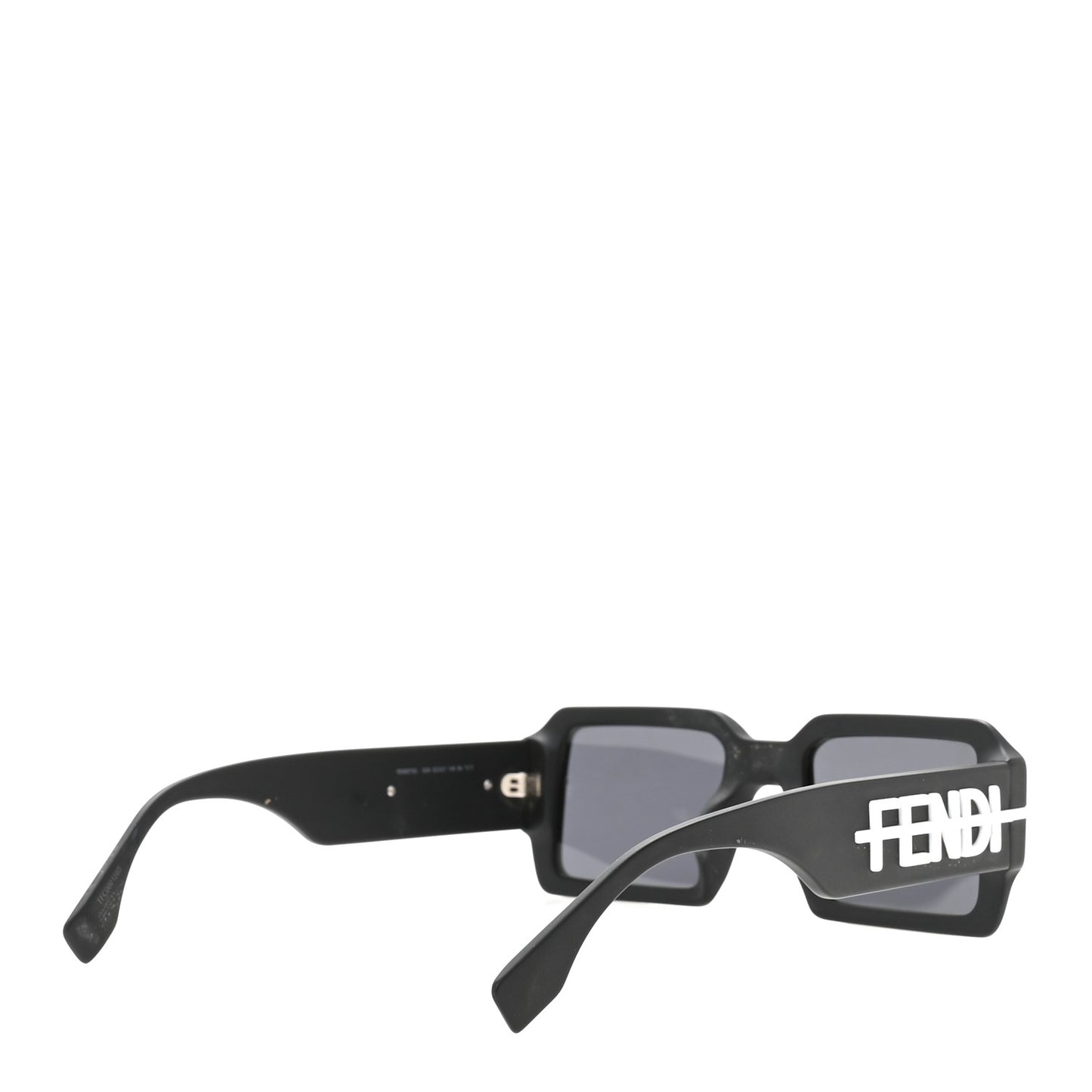 Acetate FF Fendigraphy Square Sunglasses FE40073U Black