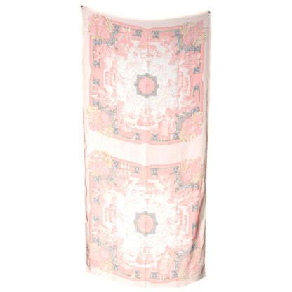 Hermes Mousseline Silk Azulejos Stole Shawl 2 of 6