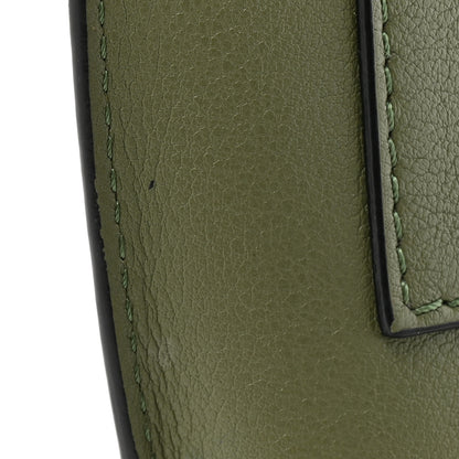 Loewe Calfskin Elephant Pouch Crossbody Bag Avocado 11 of 12