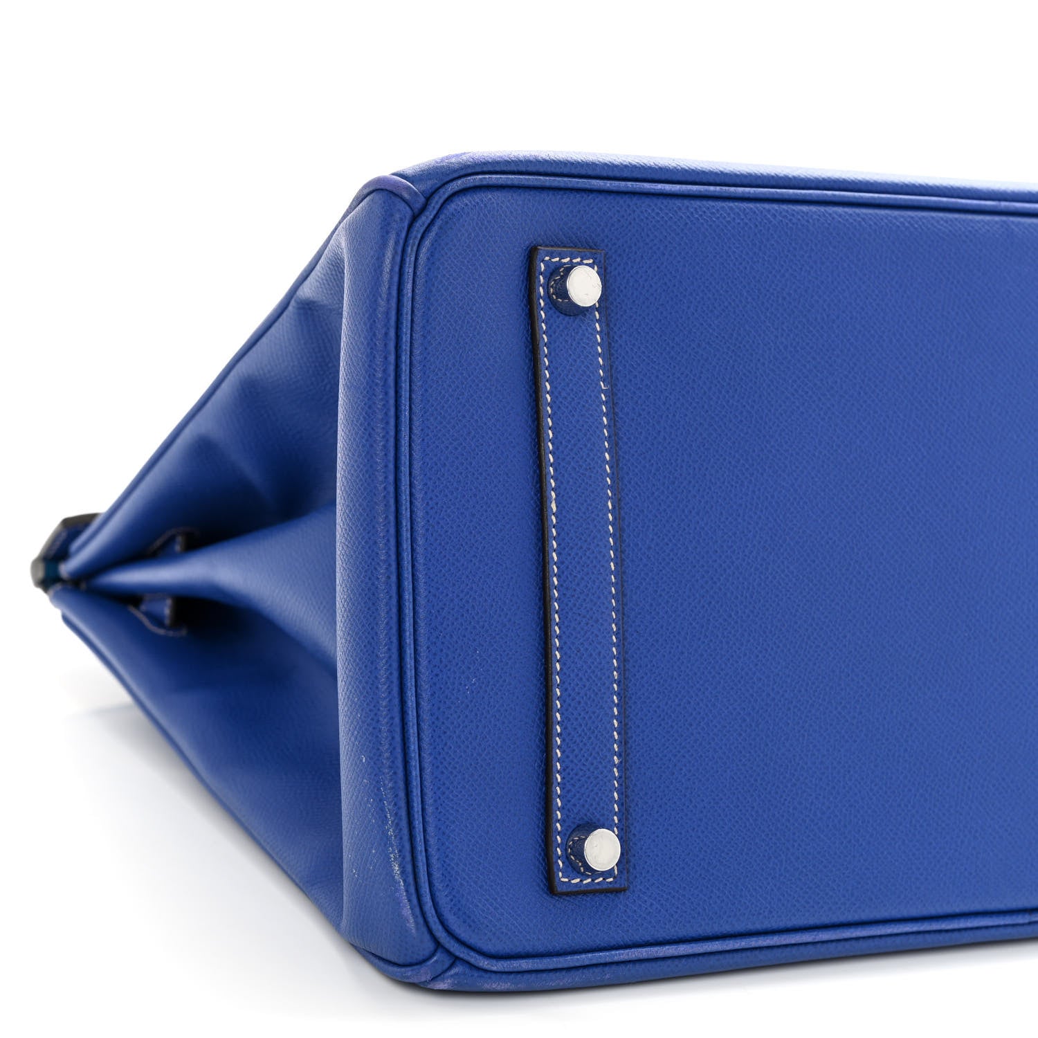 Hermes Epsom Candy Birkin 35 Bleu Electrique Mykonos 9 of 13