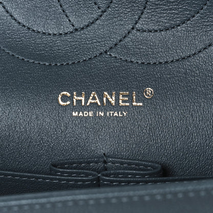Chanel Caviar Quilted Jumbo Double Flap Dark Grey 6 of 8