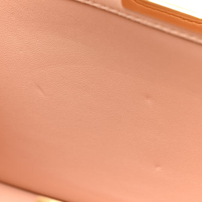 Fendi Vitello King Luxor Shiny Nappa Medium Peekaboo I SEE U East West Satchel White Light Rose 13 of 13