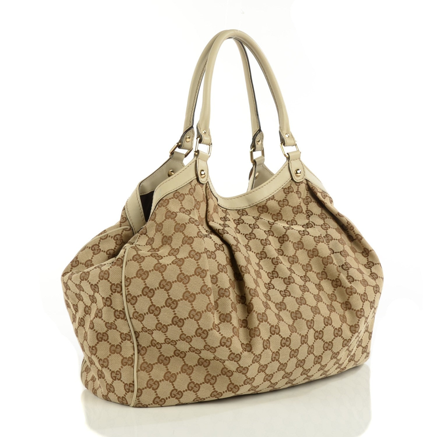Gucci Monogram Large Sukey Tote Off White 3 of 7