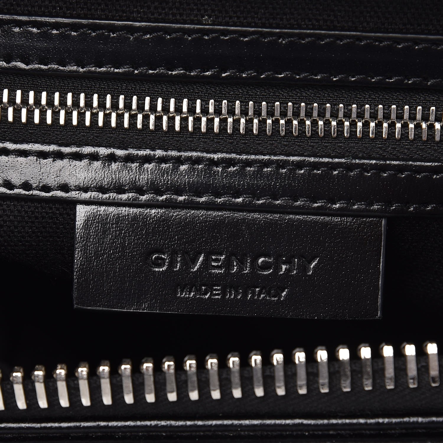 Givenchy Shiny Lord Calfskin Medium Antigona Black 6 of 10