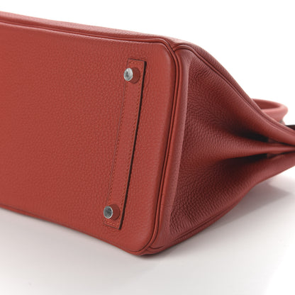 Hermes Togo Birkin 30 Vermillion 7 of 11
