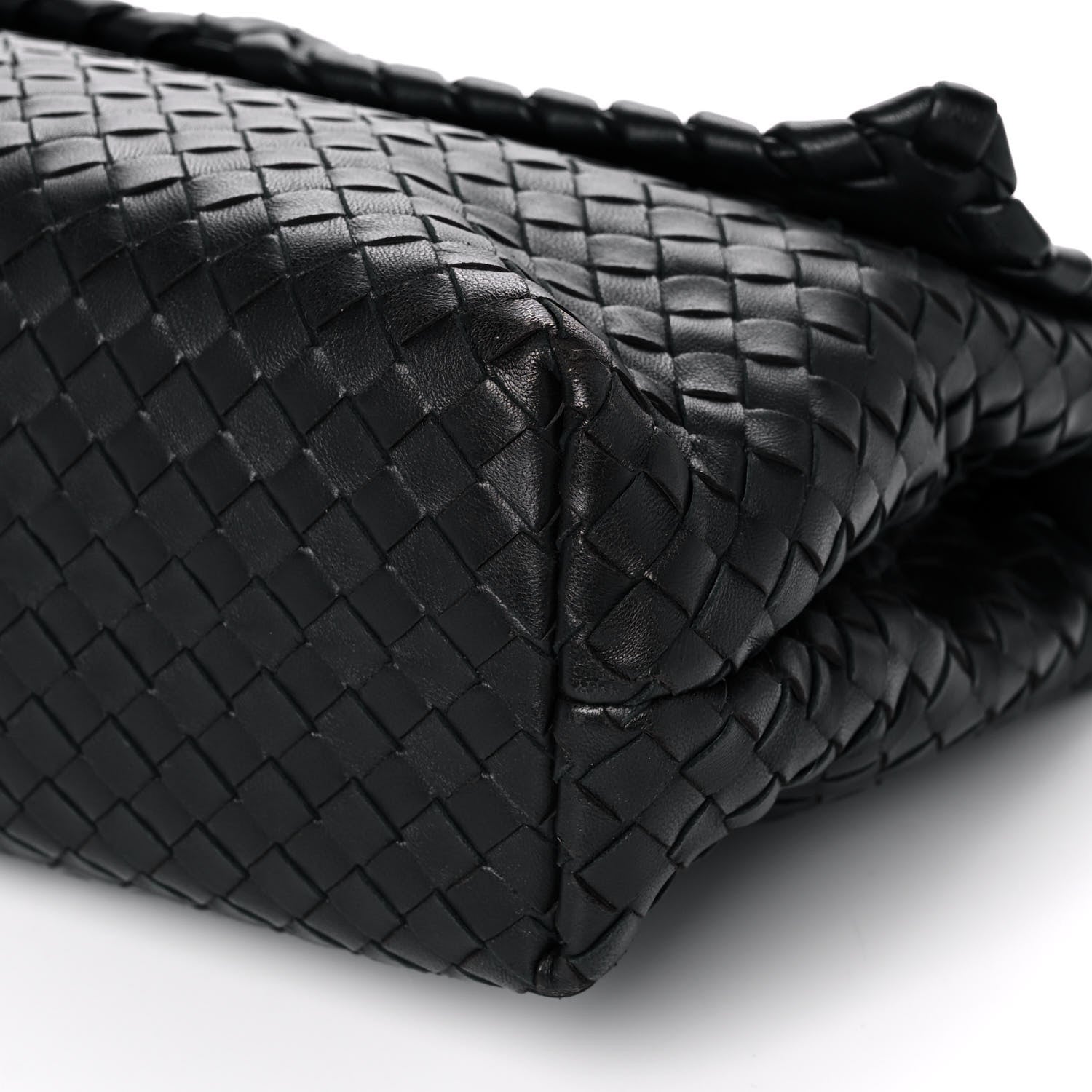 Bottega Veneta Nappa Intrecciato Small Olimpia Bag Black 6 of 11