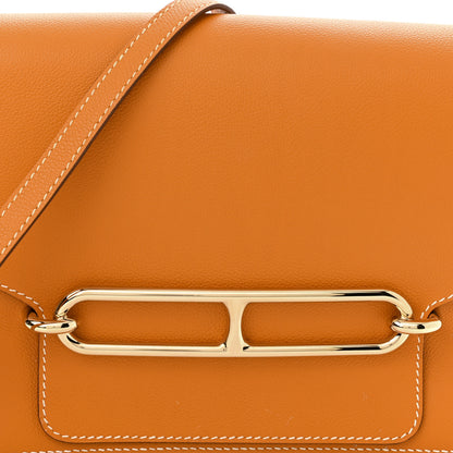 Hermes Evercolor Mini Sac Roulis Abricot 6 of 8