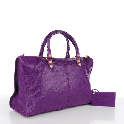 Balenciaga Agneau Giant 12 Gold Hardware Work Ultraviolet 3 of 9
