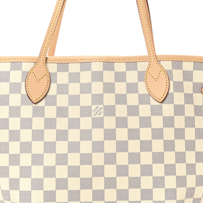 Louis Vuitton Damier Azur Neo Neverfull MM Rose Ballerine 7 of 11
