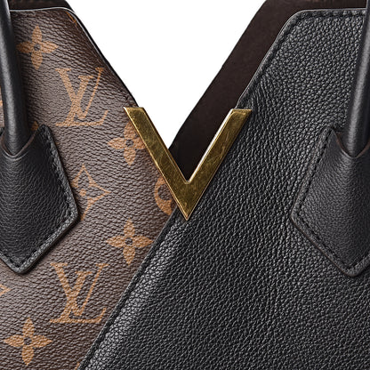 Louis Vuitton Calfskin Monogram Kimono Tote Black 10 of 10