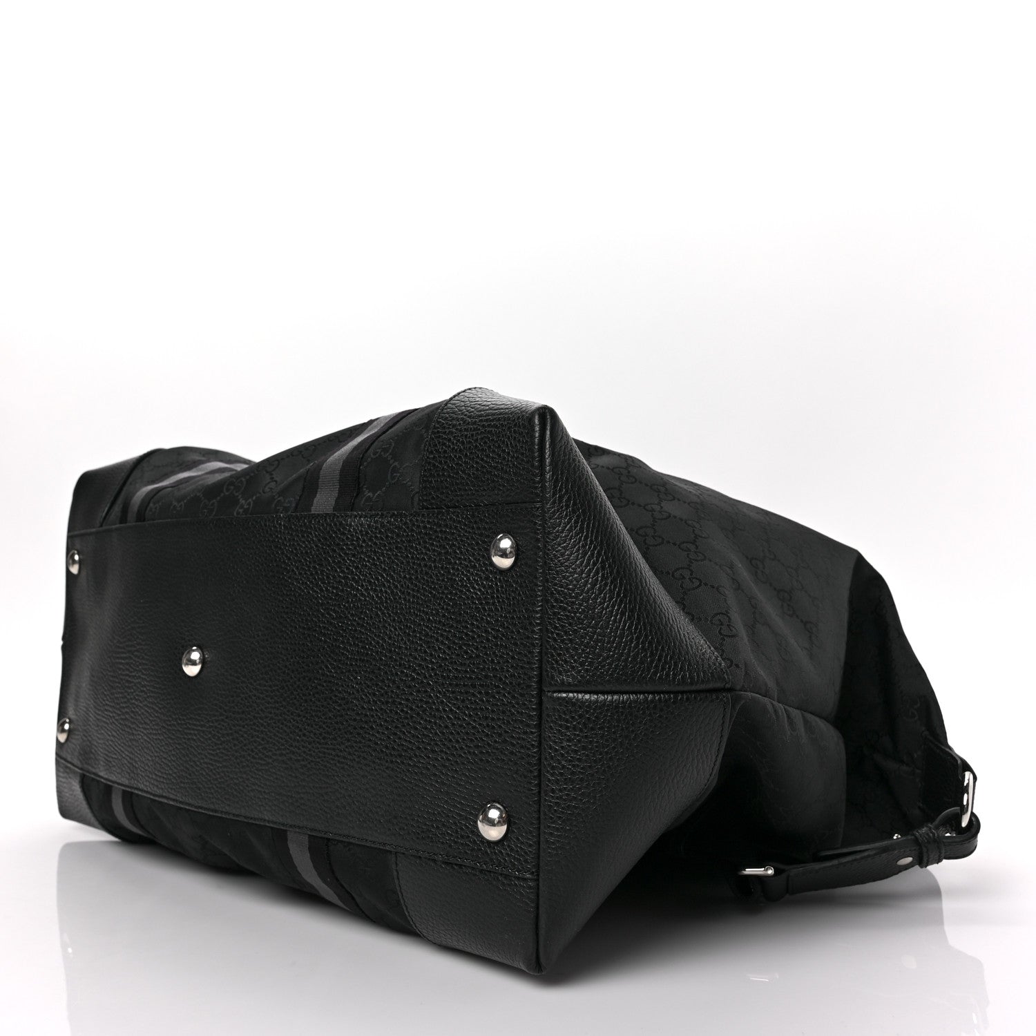 Gucci Nylon Monogram XL Duffle Bag Black 9 of 9