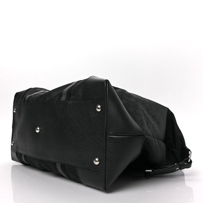 Gucci Nylon Monogram XL Duffle Bag Black 9 of 9