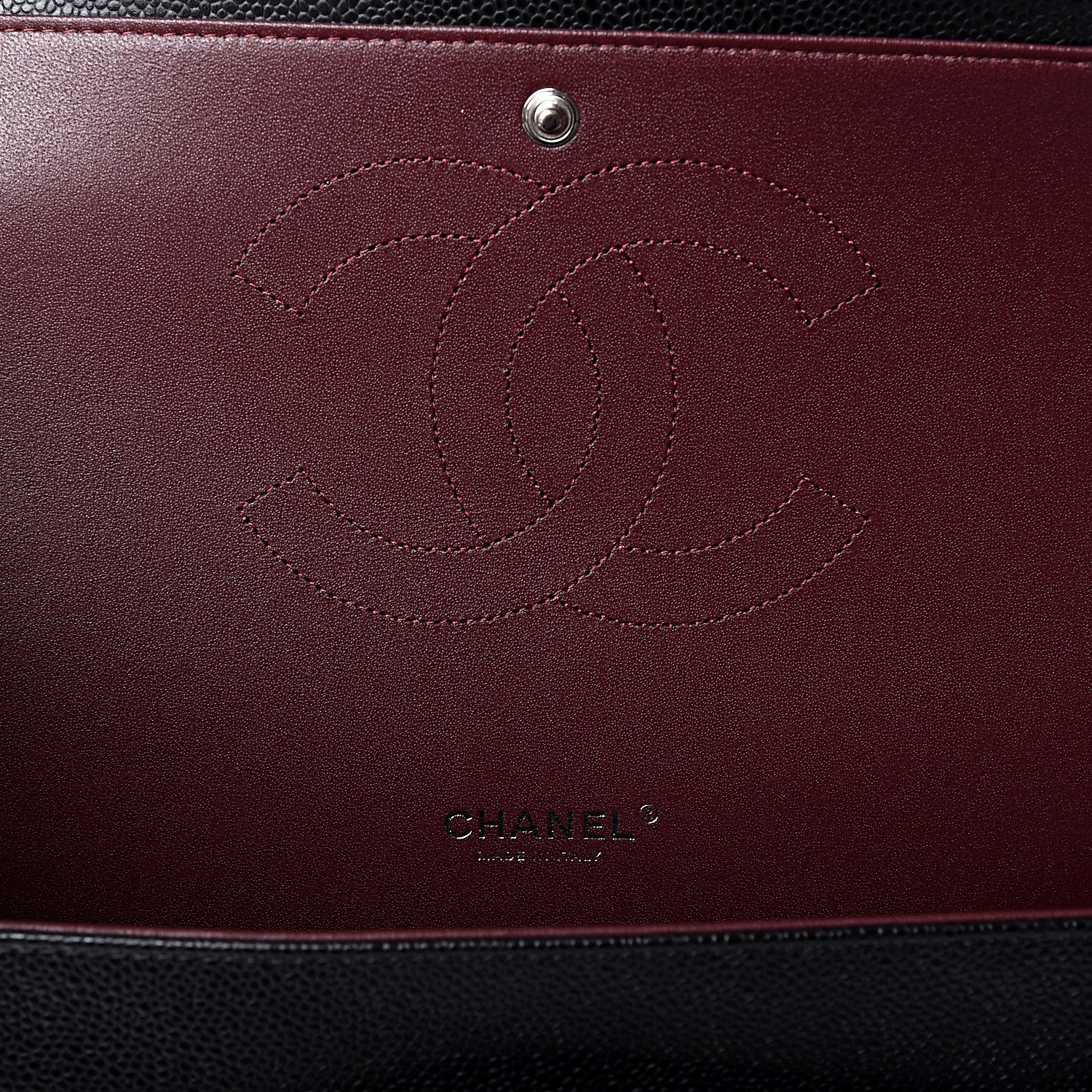 Chanel Caviar Quilted Maxi Double Flap Black 5 of 9
