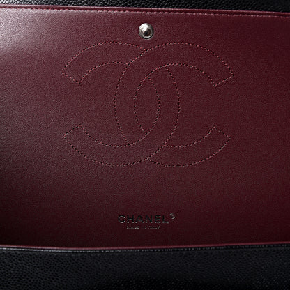 Chanel Caviar Quilted Maxi Double Flap Black 5 of 9