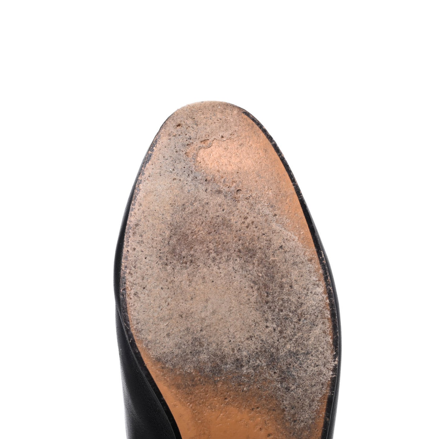 Calfskin Womens Princetown Slippers 39.5 Black