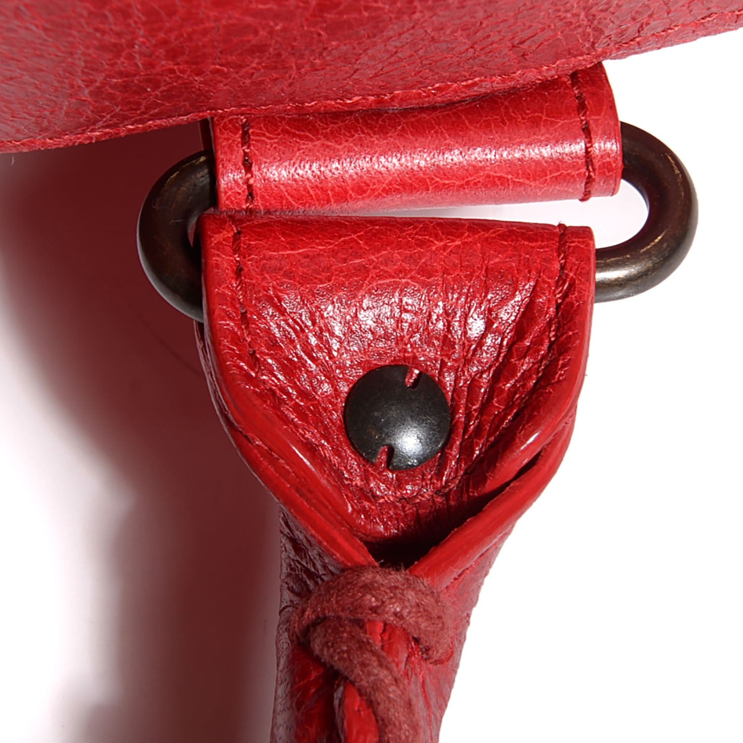 Balenciaga Agneau Classic Hardware Work Rouge Coquelicot 12 of 12
