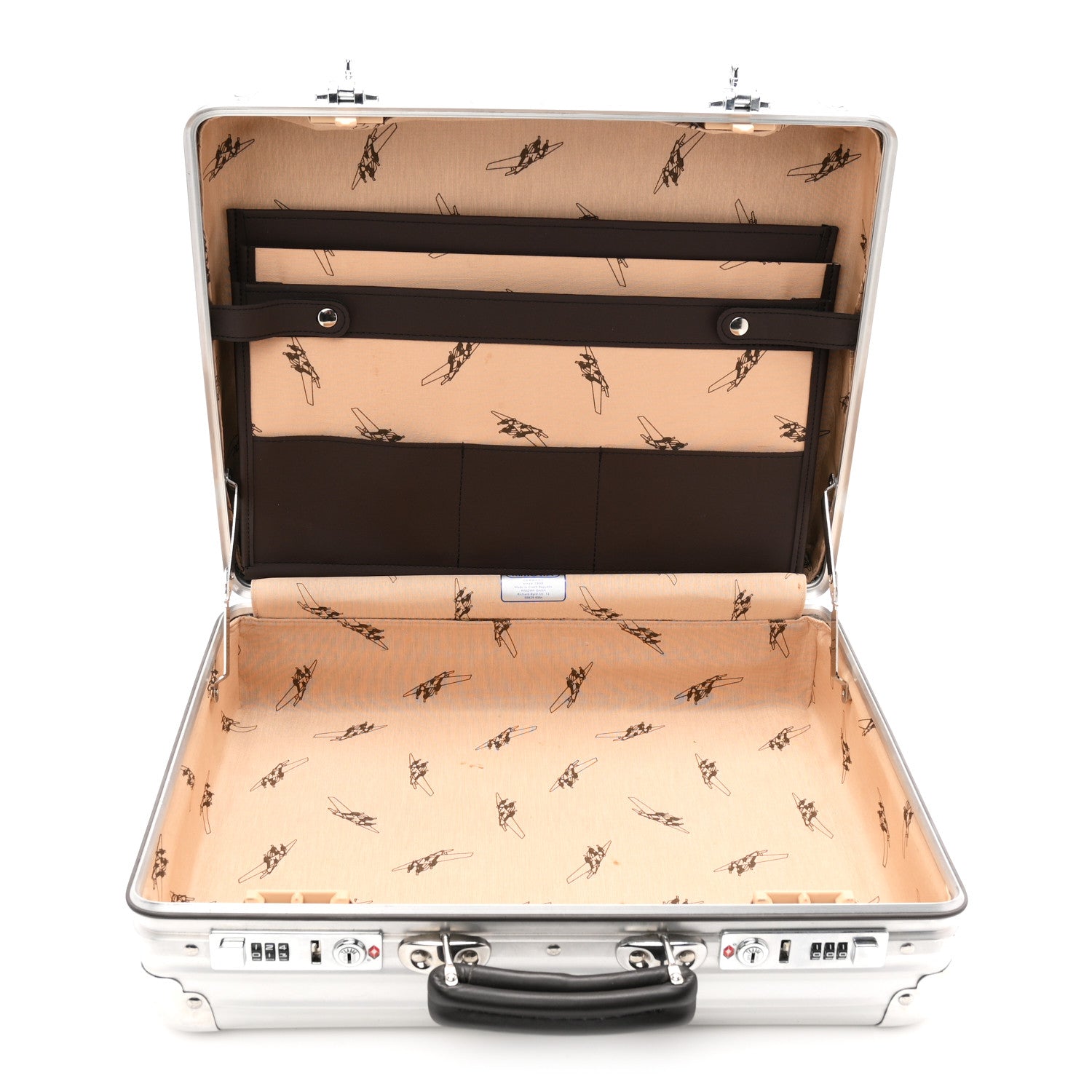 Rimowa Aluminum Junkers F13 Collection Classic Flight Attache Briefcase Silver 4 of 9