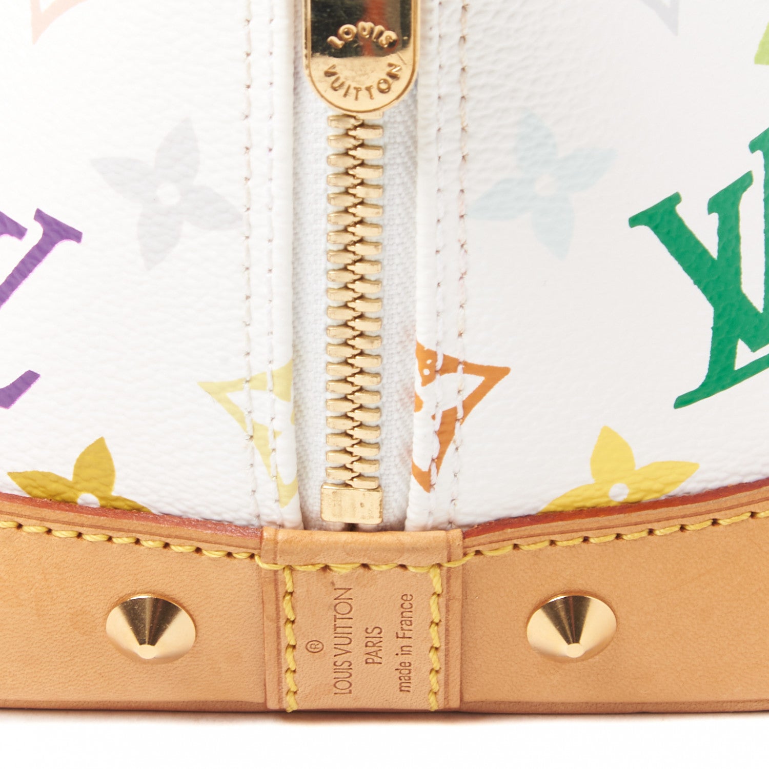 Louis Vuitton Monogram Multicolor Alma White 7 of 8