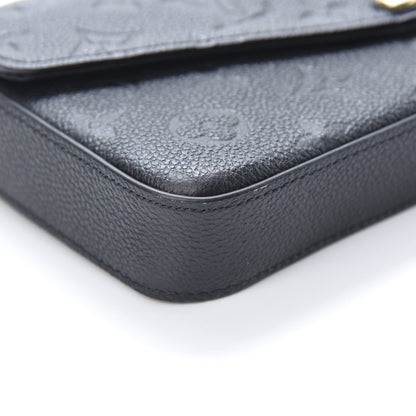 Louis Vuitton Empreinte Pochette Felicie Chain Wallet Black 13 of 14
