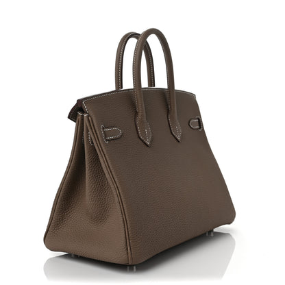 Hermes Togo Birkin 25 Etoupe 3 of 9