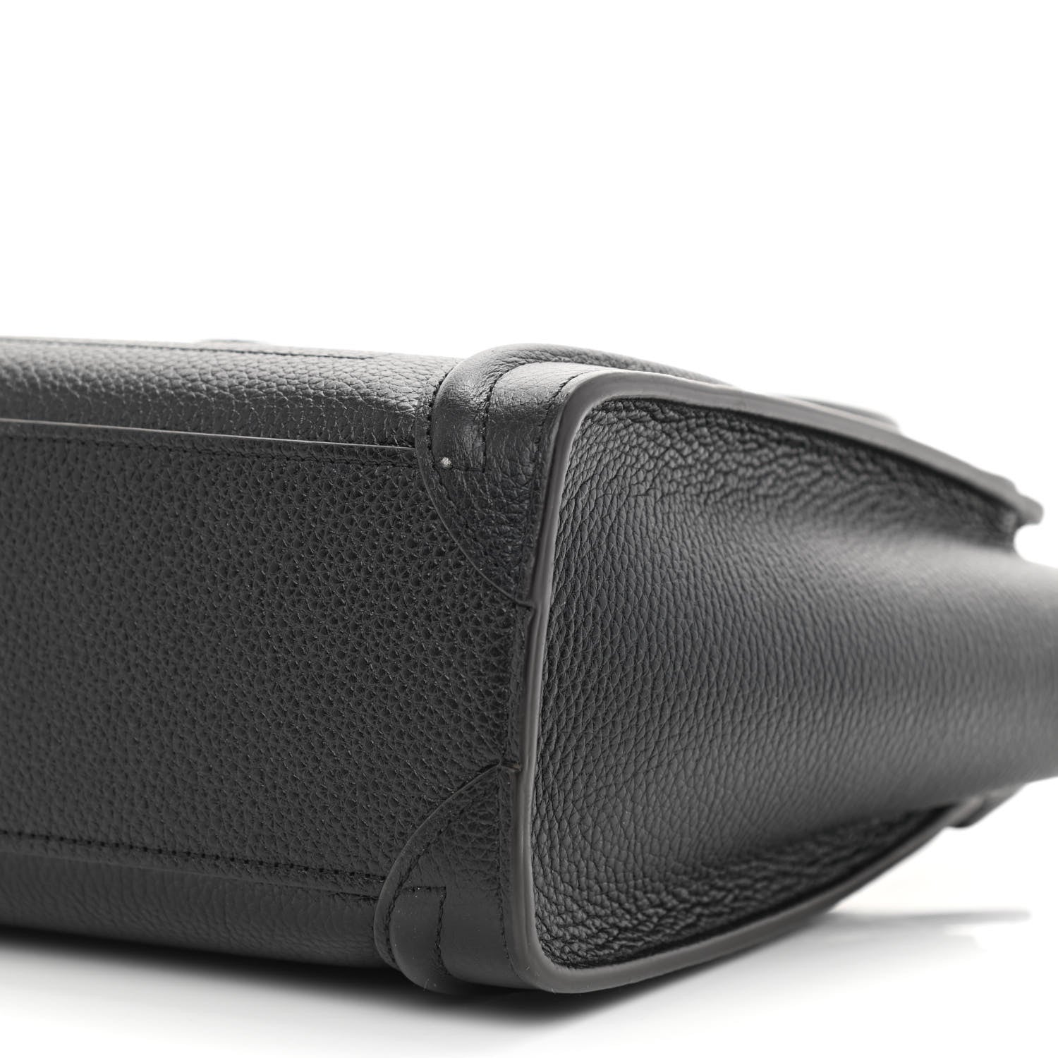 Celine Drummed Calfskin Nano Luggage Black 11 of 11