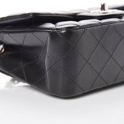 Chanel Lambskin Quilted Mini Rectangular Flap Black 5 of 10