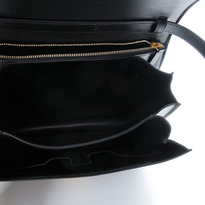 Celine Box Calfskin Medium Classic Box Flap Bag Black 5 of 8